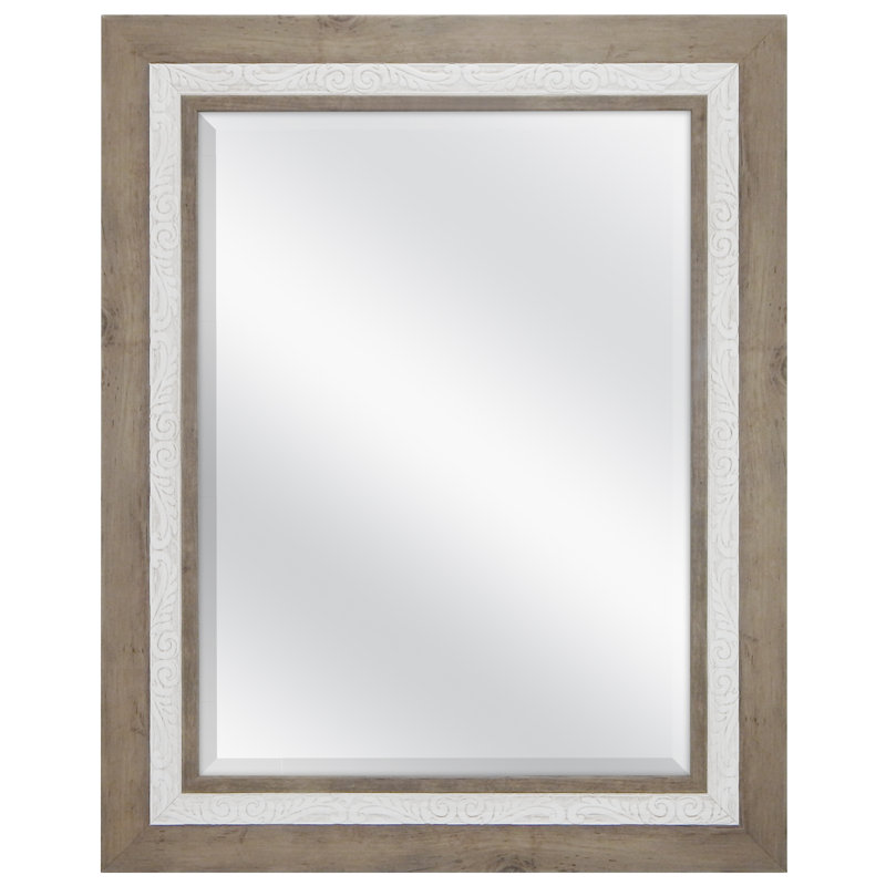 Rustic Wood Accent Wall Mirror & Reviews Birch Lane